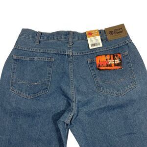 Mens Field N' Forest NWT Blue Jeans Sz 34 x 29 Straight Leg Medium Wash